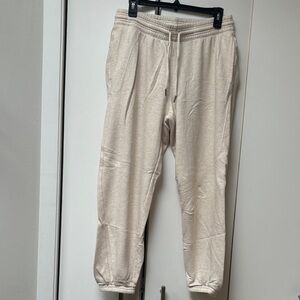 Aerie Cream Jogger Pants